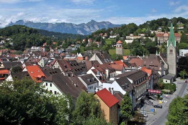 Uitzicht op Feldkirch