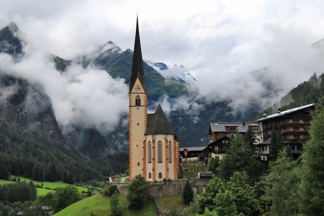 Heiligenblut hoog in de Karinthische Alpen