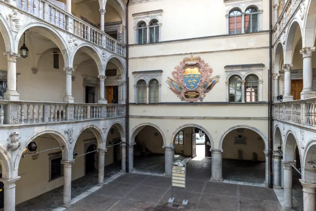 Binnenplaats van Schloss Porcia